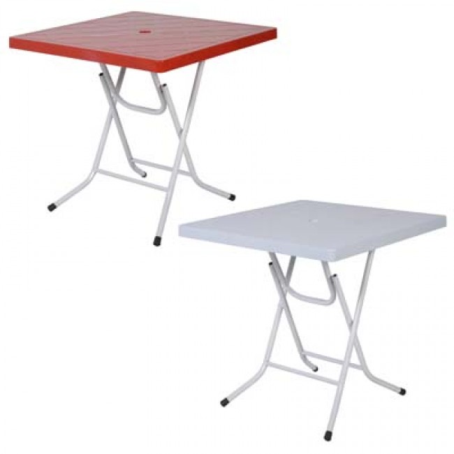EFST 881- Plastic Square Foldable Table | MOQ: 20 unit